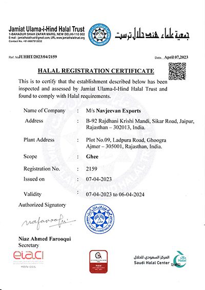 Halal Certificate